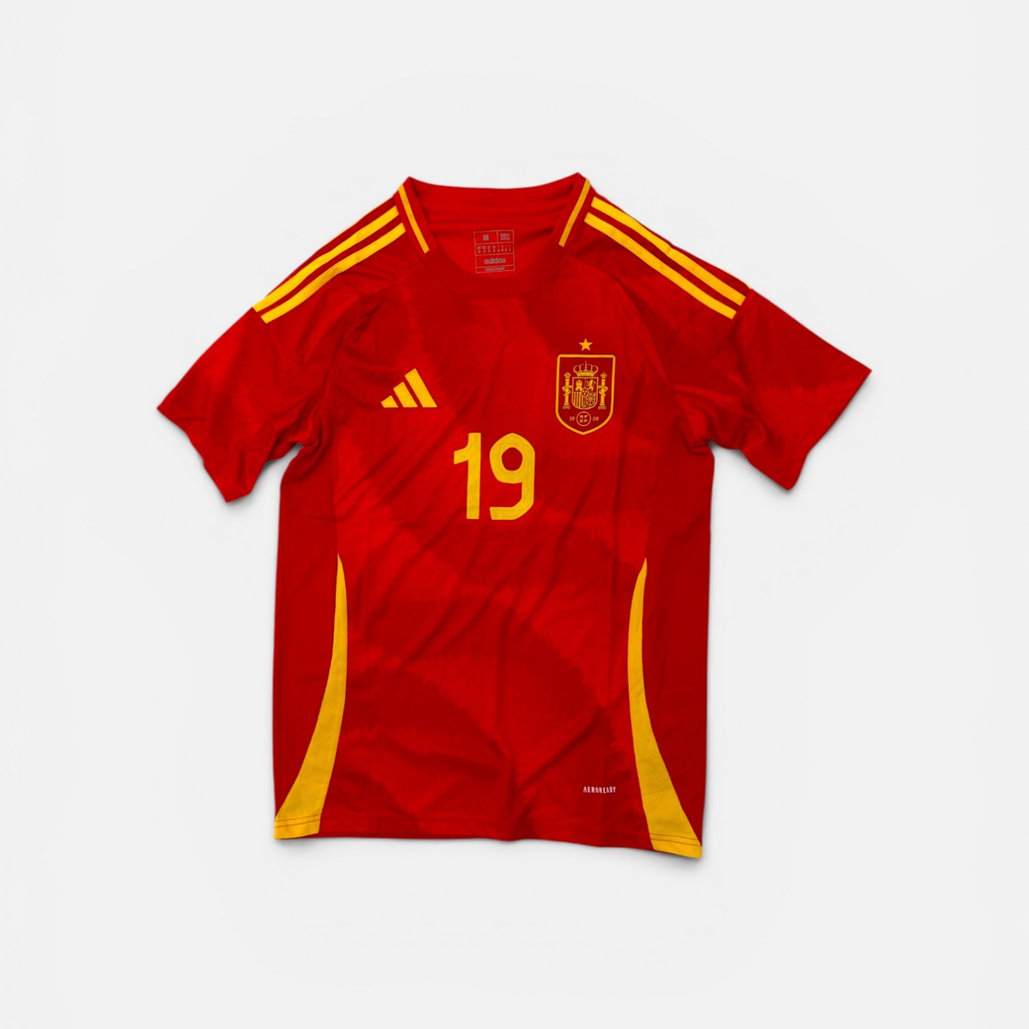 Adidas Ισπανία Lamine Yamal 19 Κόκκινη Ποδοσφαιρική Φανέλα